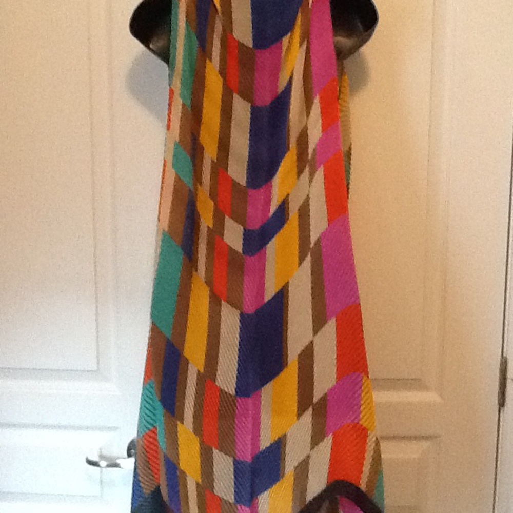 Sheer Multi Scarf Vest